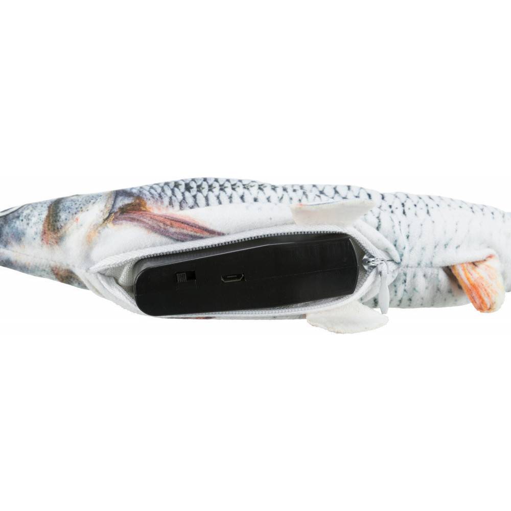 Poisson frétillant avec catnip, rechargeable par usb pour chats - Image 8