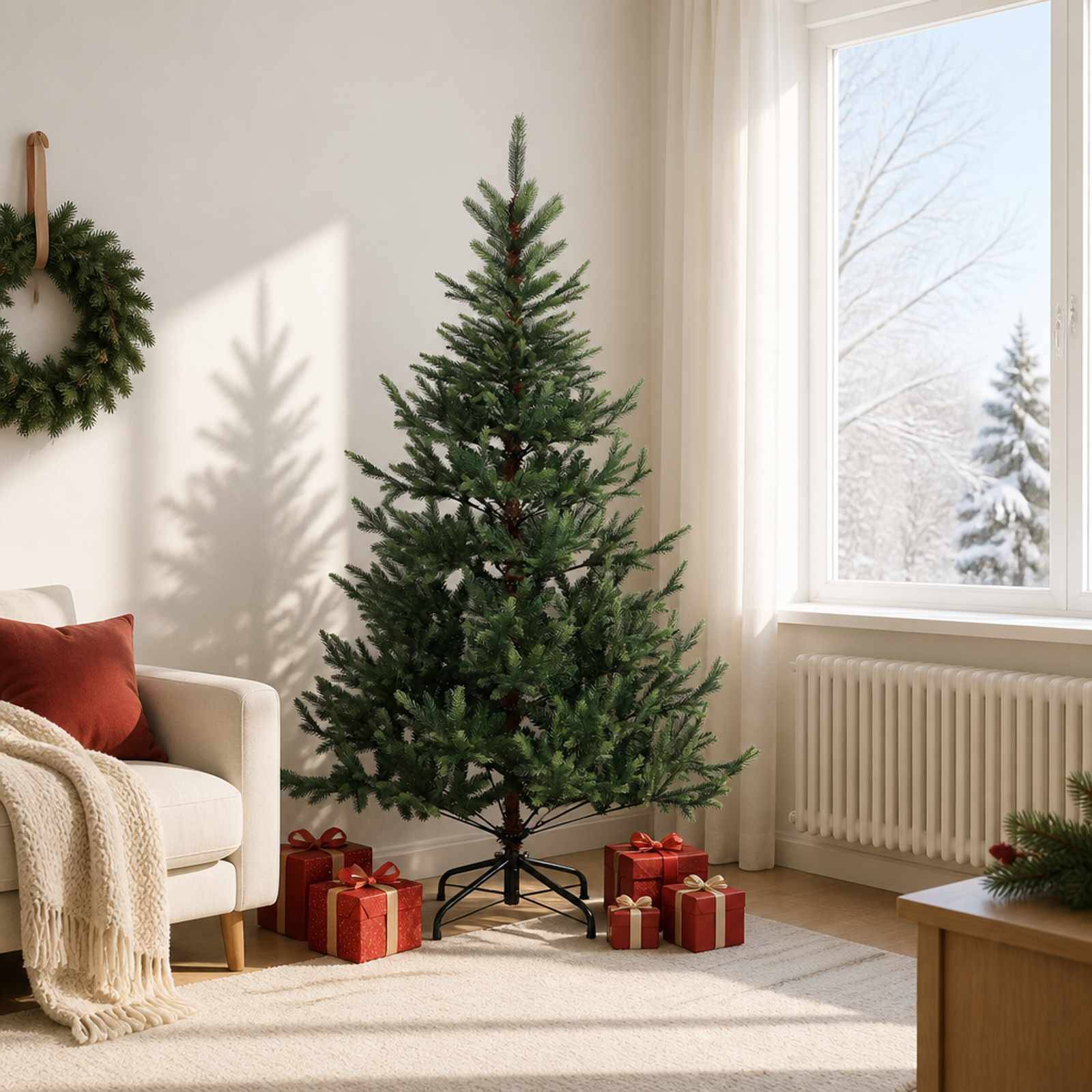 Vidaxl - Sapin de Noël Artificiel à Branches Articulées 180 cm vidaXL 42055564 - Image 1