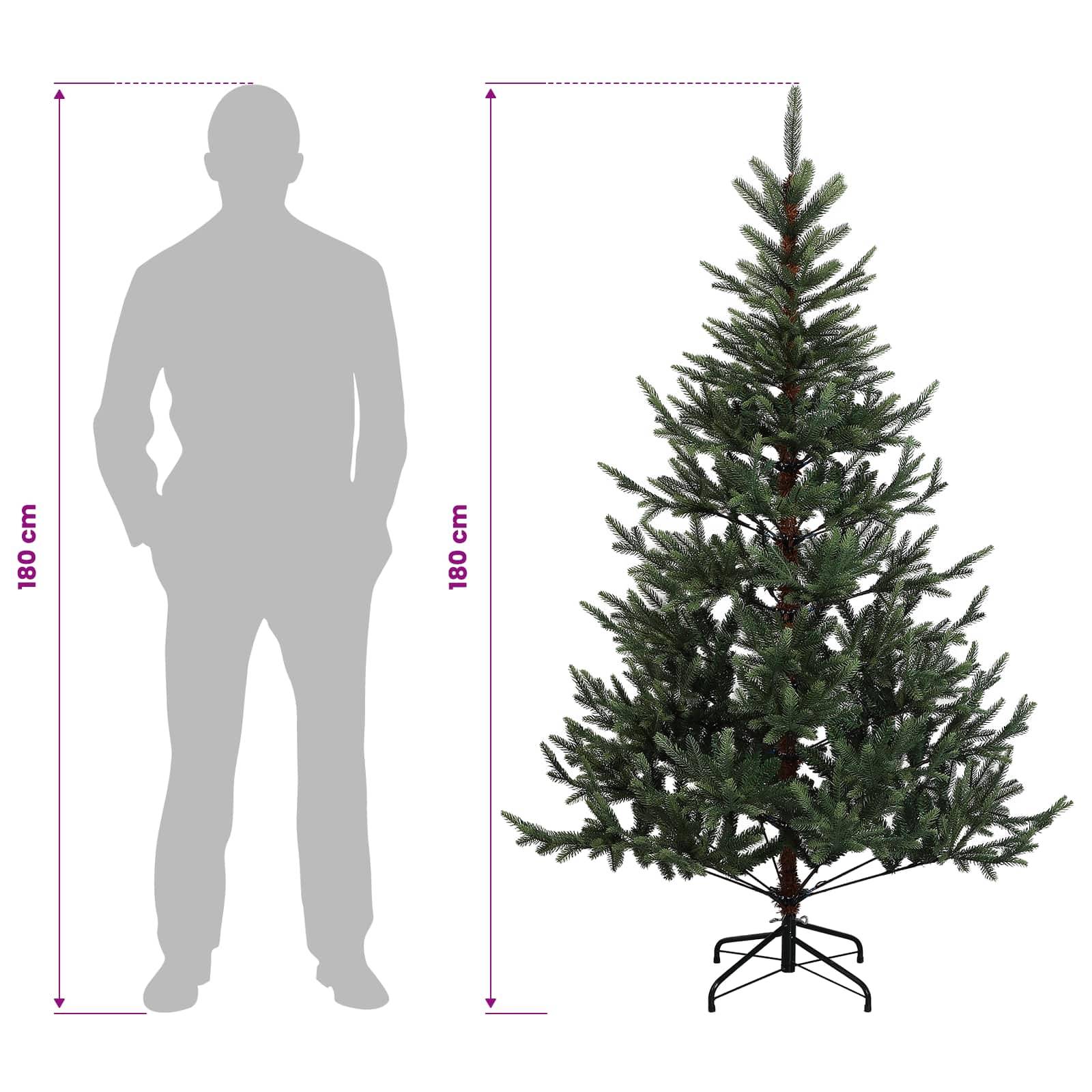 Vidaxl - Sapin de Noël Artificiel à Branches Articulées 180 cm vidaXL 42055564 - Image 8