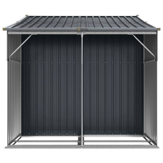 Vidaxl - Abri de jardin anthracite 277x192,5x179 cm Métal galvanisé vidaXL 3188292 - Image 7