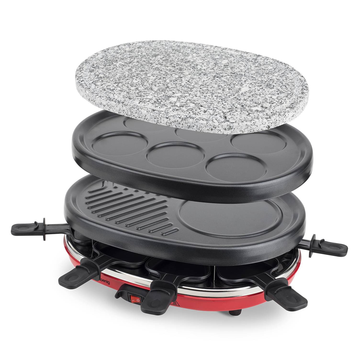 H.Koenig - Appareil à raclette 4 en 1 - RP412 H.Koenig - Image 1