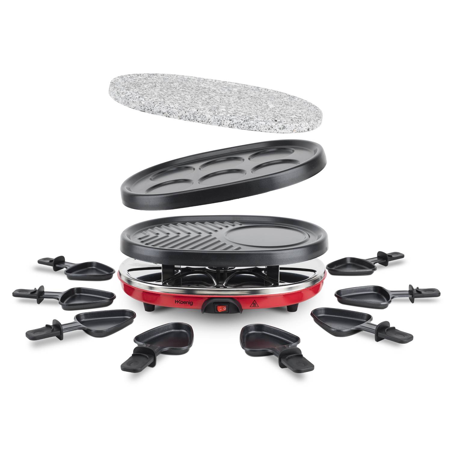 H.Koenig - Appareil à raclette 4 en 1 - RP412 H.Koenig - Image 2