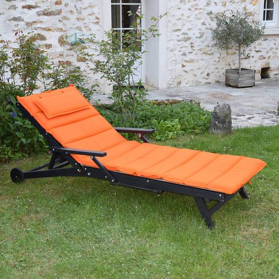 Matelas Orange pour bain de soleil - TECK'Attitude - Image 6