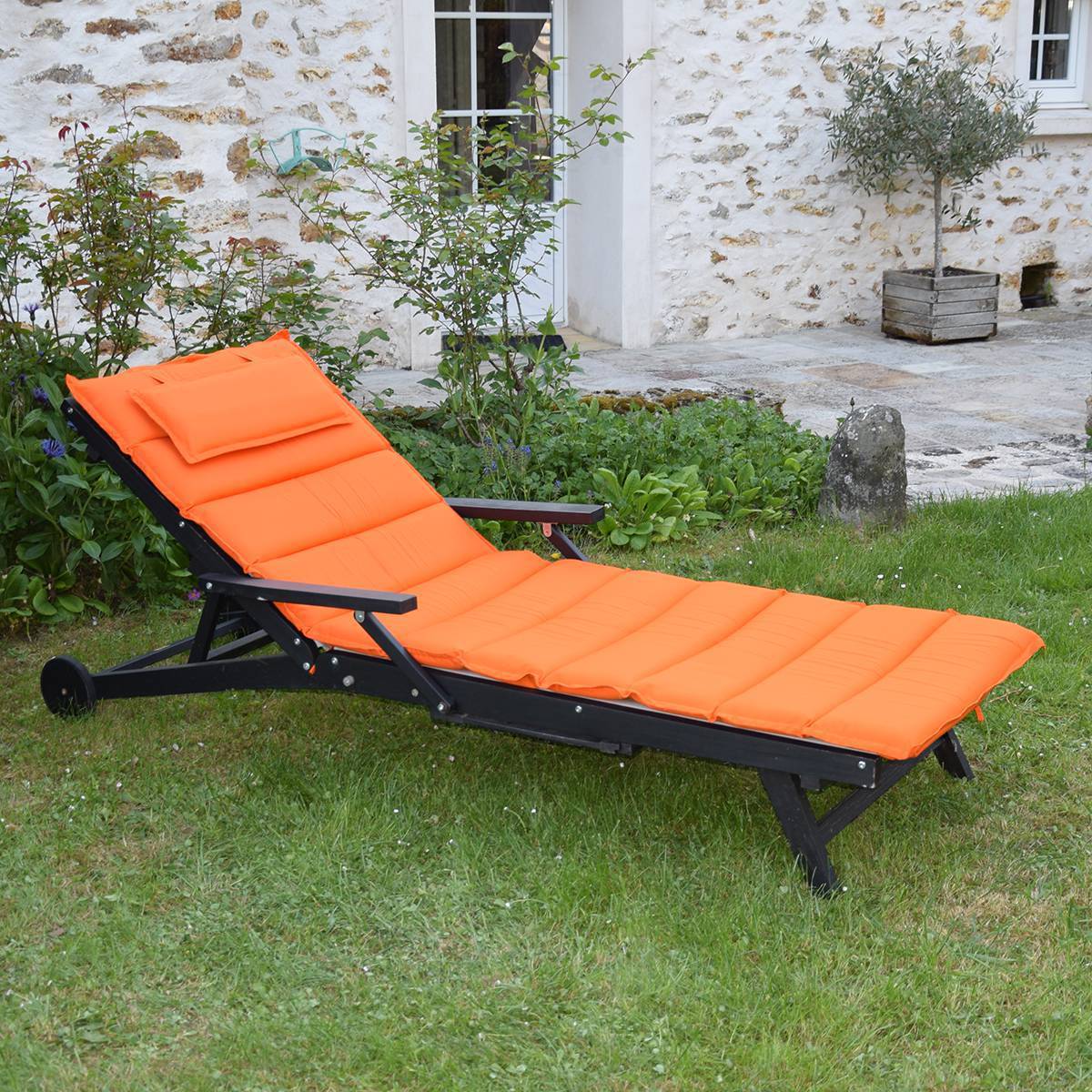 Matelas Orange pour bain de soleil - TECK'Attitude - Image 6
