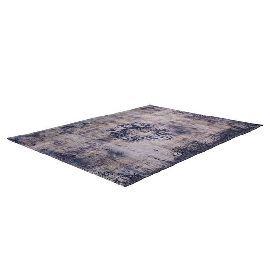 Tapis Rétro à Poils Courts "Vintage" Bleu 200 x 290 cm - Image 4