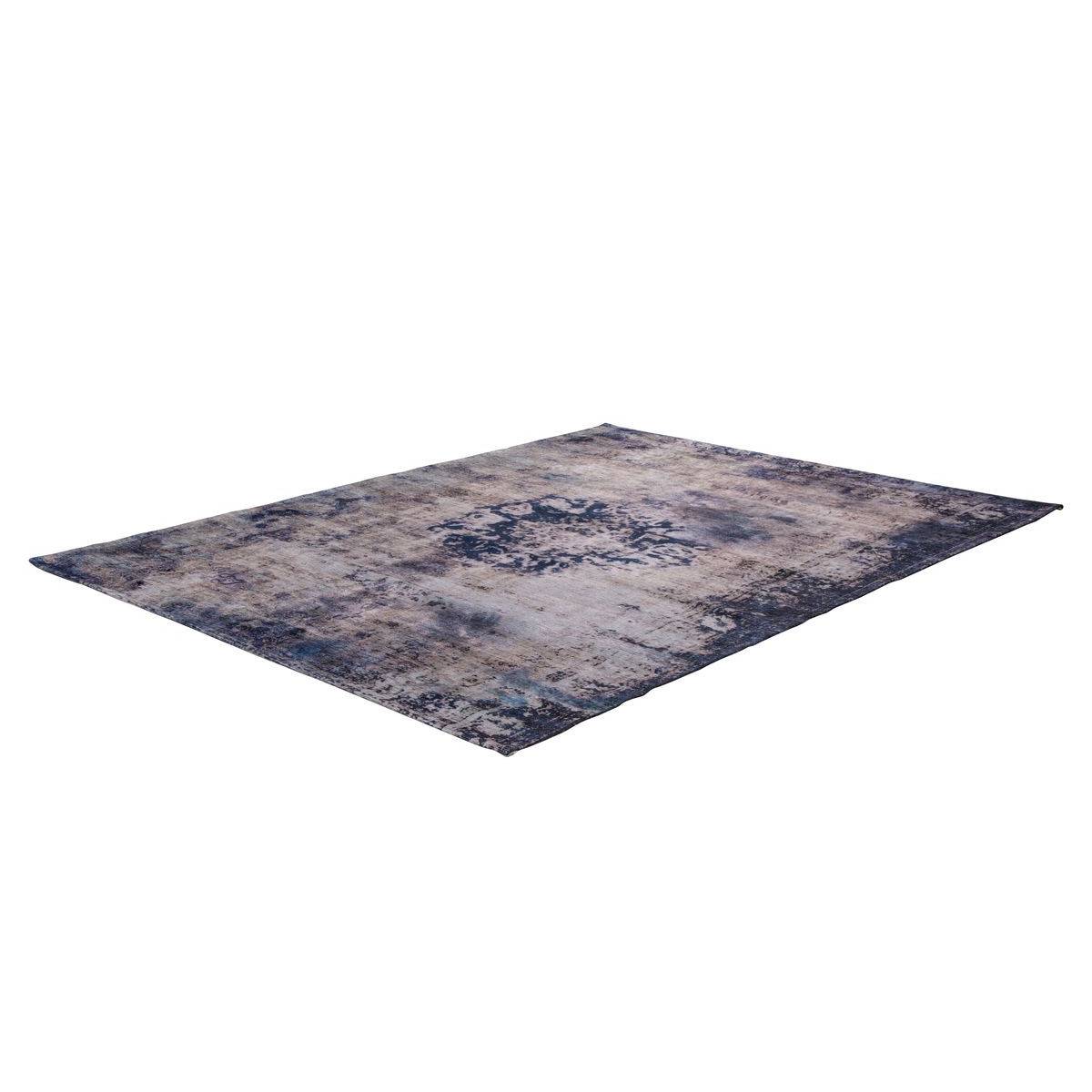 Tapis Rétro à Poils Courts "Vintage" Bleu 200 x 290 cm - Image 4