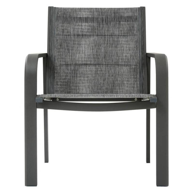 Hesperide - Salon de jardin Piazza 4 places gris graphite - Hespéride - Image 7