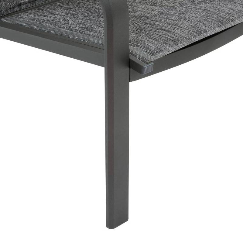 Hesperide - Salon de jardin Piazza 4 places gris graphite - Hespéride - Image 8