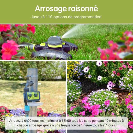 Jardibric - Jardibric - Programmateur Temporisateur d'Arrosage à Electrovanne PNR11 - Automatisez votre Système d'Arrosage pour un Jardin en Pleine Santé. - Image 2