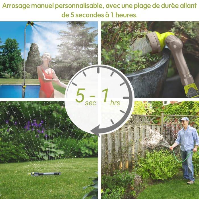Jardibric - Jardibric - Programmateur Temporisateur d'Arrosage à Electrovanne PNR11 - Automatisez votre Système d'Arrosage pour un Jardin en Pleine Santé. - Image 3