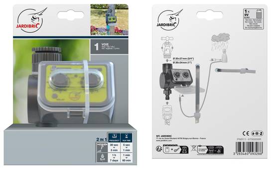 Jardibric - Jardibric - Programmateur Temporisateur d'Arrosage à Electrovanne PNR11 - Automatisez votre Système d'Arrosage pour un Jardin en Pleine Santé. - Image 8