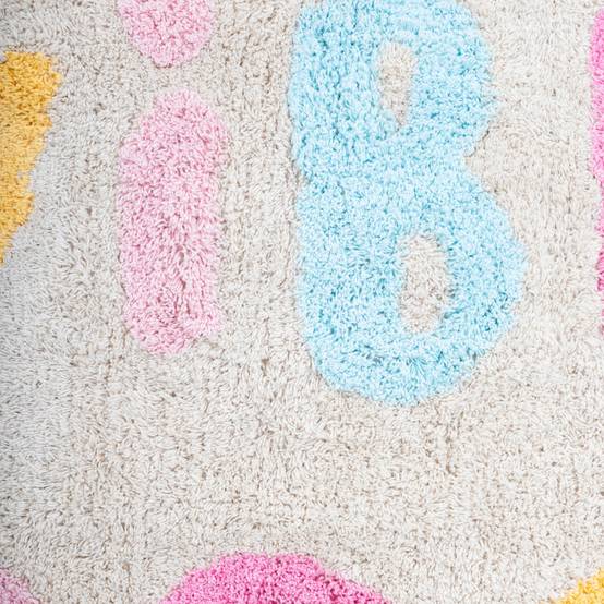 Tapis enfant tufté Good Vibes - ATMOSPHERA - Coton - Beige - Image 3