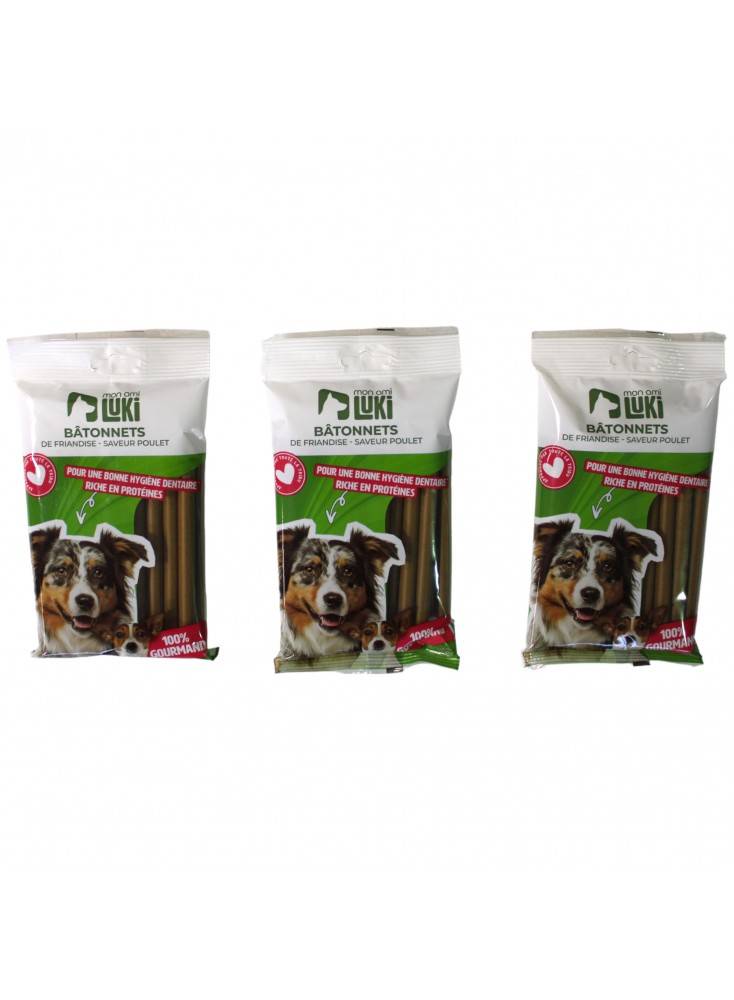Lot de 3 - friandises de recompenses 200gr - chiens - Mon Ami Luki - Image 1