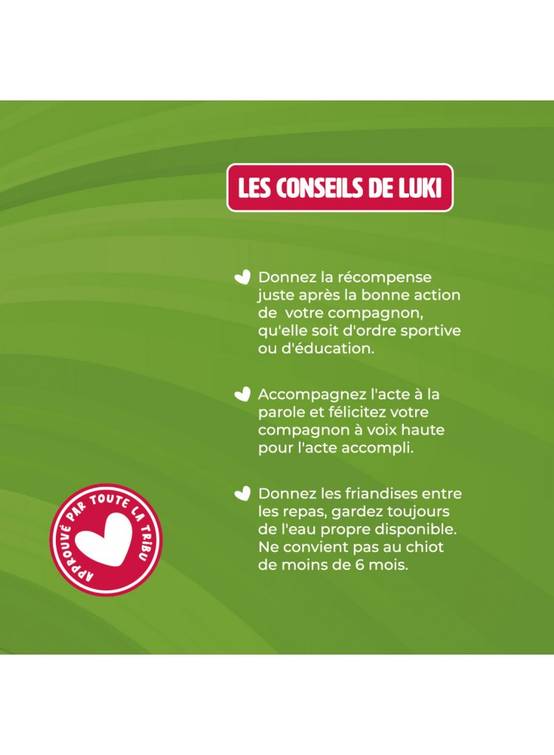 Lot de 3 - friandises de recompenses 200gr - chiens - Mon Ami Luki - Image 4