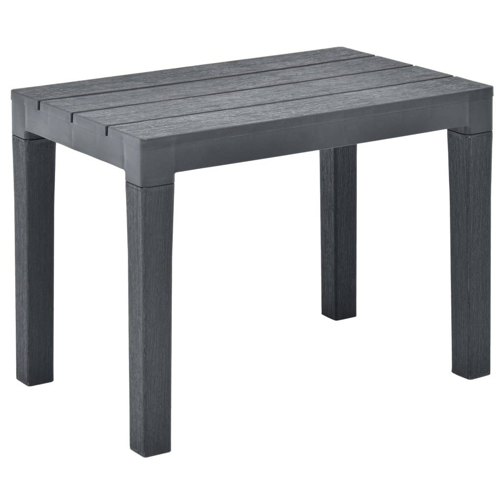 Vidaxl - Bancs de jardin 2 pcs Anthracite Plastique vidaXL 48781 - Image 2