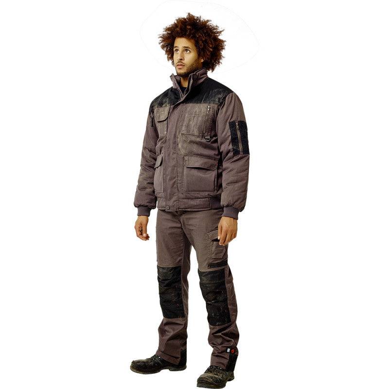 Herock - Pantalon de travail multipoches HEROCK Mars gris/noir - taille 38 - HEROCK - Image 5