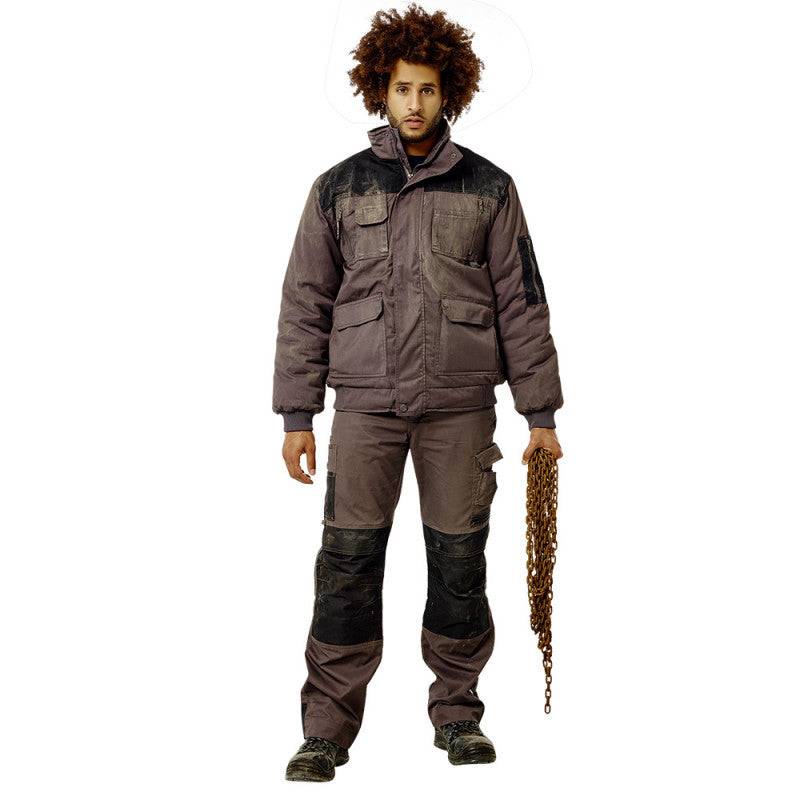 Herock - Pantalon de travail multipoches HEROCK Mars gris/noir - taille 38 - HEROCK - Image 3