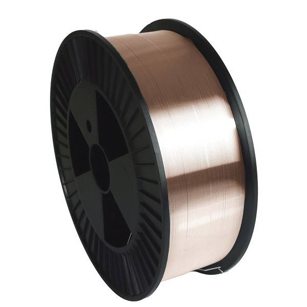 Fil plein acier GYS G3Si1/ER70S-6 Ø0.8 mm - Bobine plastique S300 / 5 kg - 086128