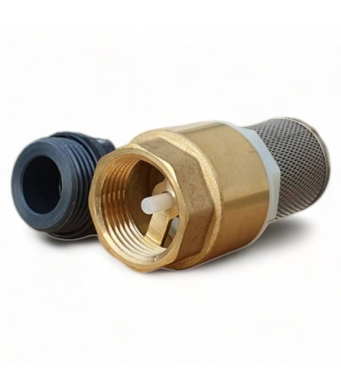 Clapet anti retour en laiton avec crépine et manchette, pour pompe - 1 pouce (25 mm) - Image 3