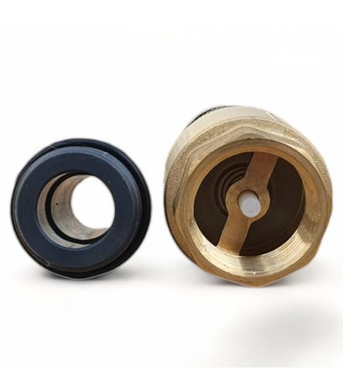 Clapet anti retour en laiton avec crépine et manchette, pour pompe - 1 pouce (25 mm) - Image 2
