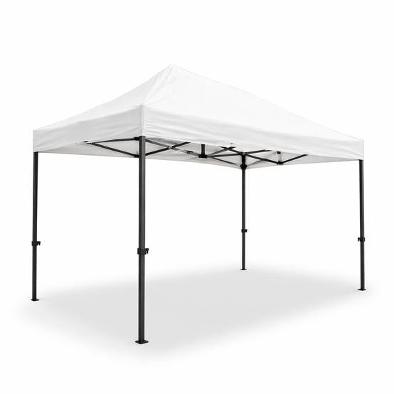 Terre Jardin - Tonnelle pliante pro 3 x 4,5 m Blanc et Gris - TERRE JARDIN - Image 1
