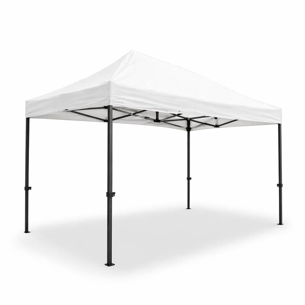 Terre Jardin - Tonnelle pliante pro 3 x 4,5 m Blanc et Gris - TERRE JARDIN - Image 1
