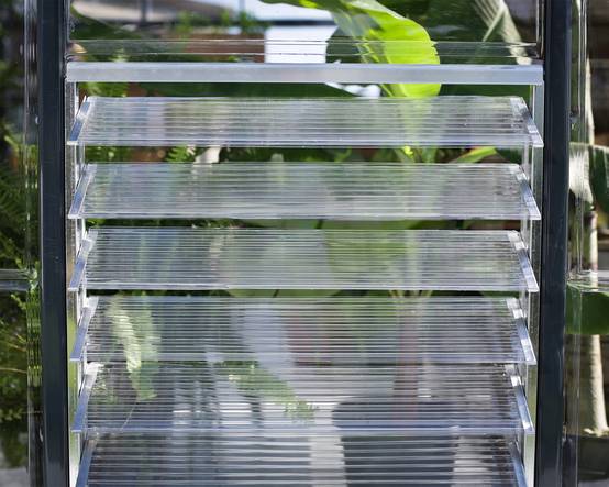 Canopia - Canopia Lucarne latérale pour serre de jardin argent - Image 5