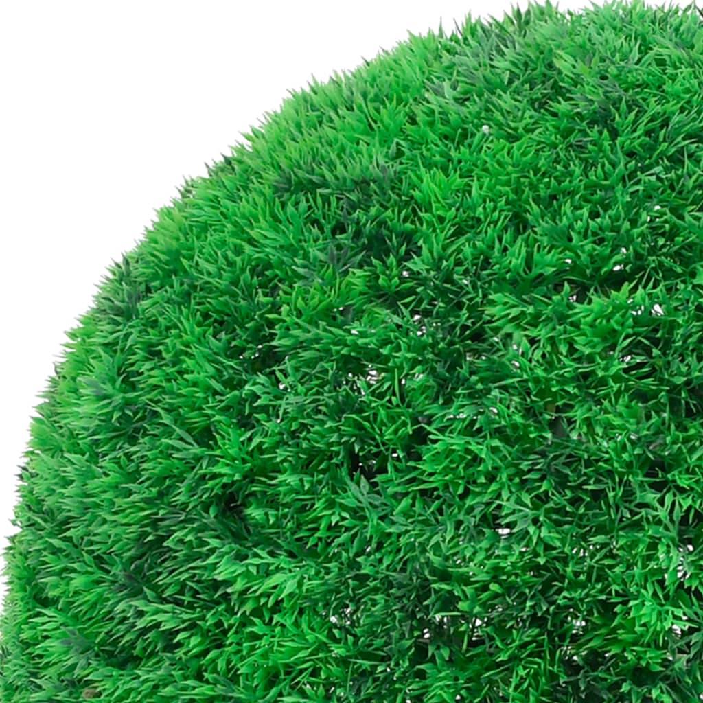 Boules de buis artificielles polyéthylène vert 35 x 35 x 35 cm, poids:1.8kg - PANGIVO - Image 3
