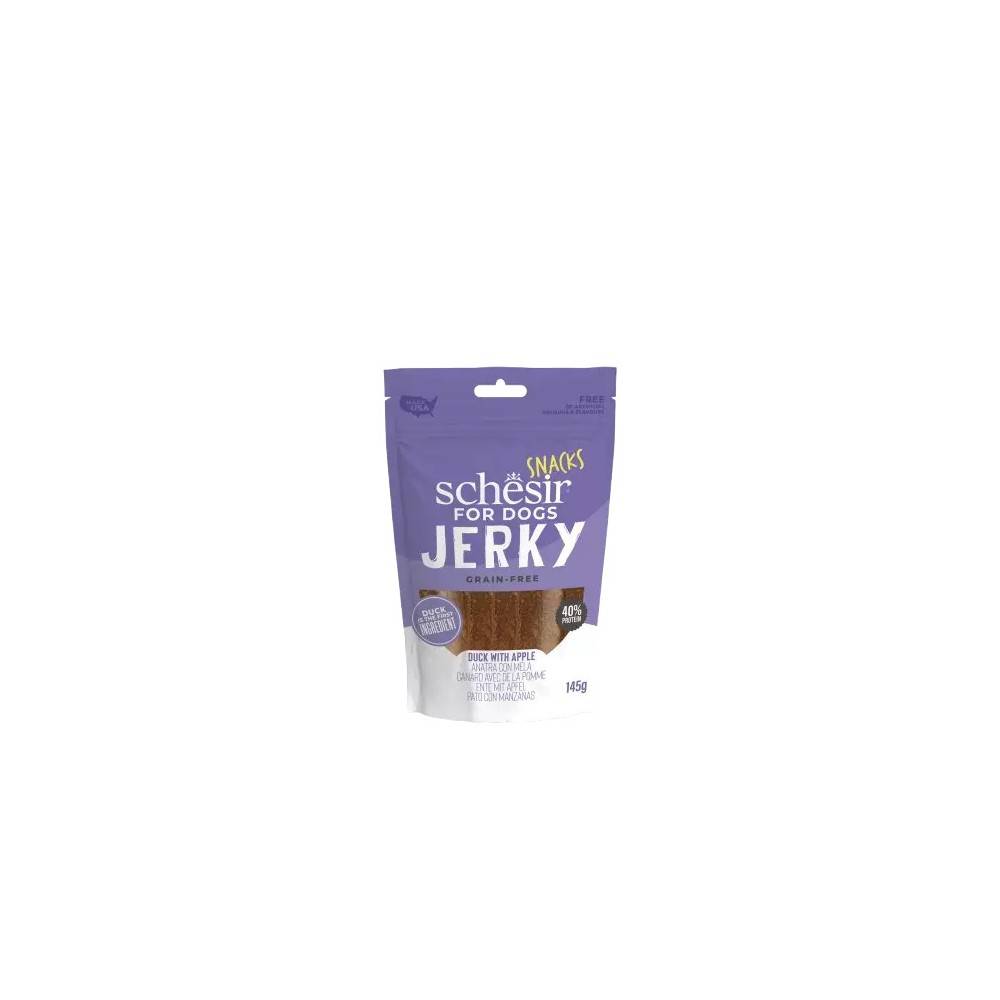 Schesir - Schesir Jerky - Canard & Pomme Friandises Snack Chien 145 g