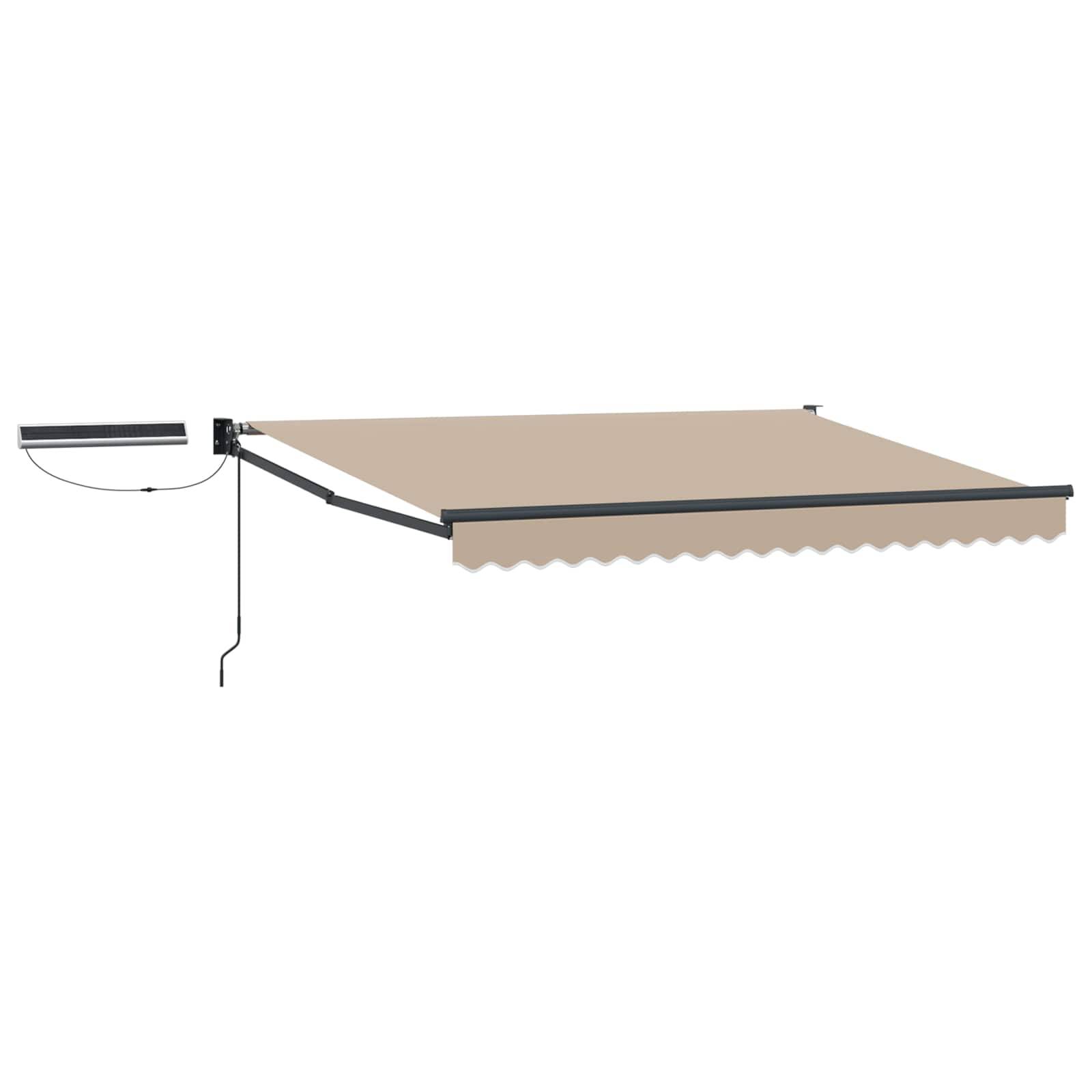 ComfortXL - Store banne électrique motorisé aluminium pour terrasse Beige et anthracite 3x2,5m - ComfortXL Outdoor Living - Image 2