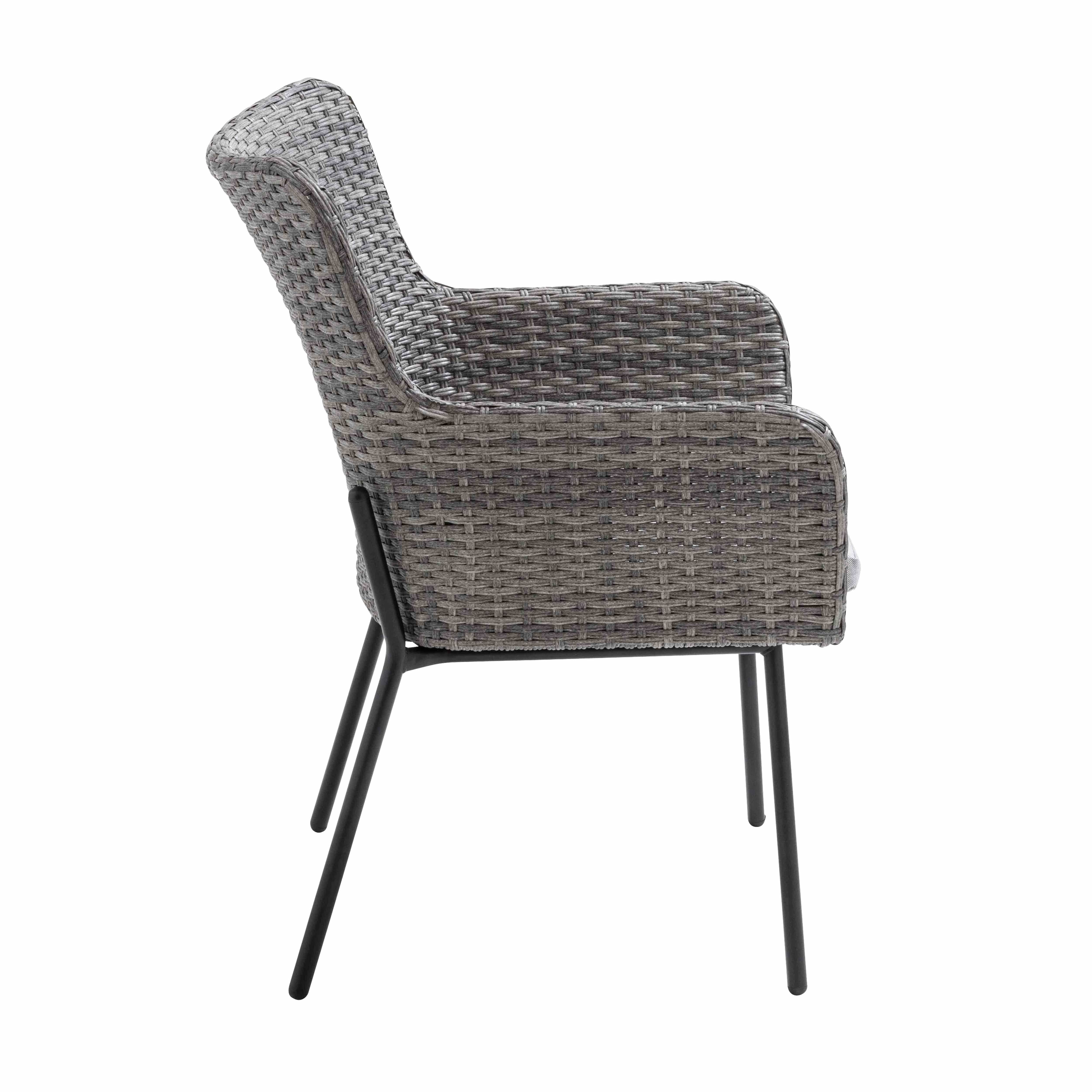 Oviala - Lot de 2 fauteuils de jardin rond en osier Murcia - Oviala - Image 3