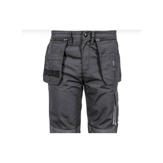 Pantalon de travail Confort Plus Taille 50 Gris 6 Poches 80% polyester, 20% coton VITO - Image 2