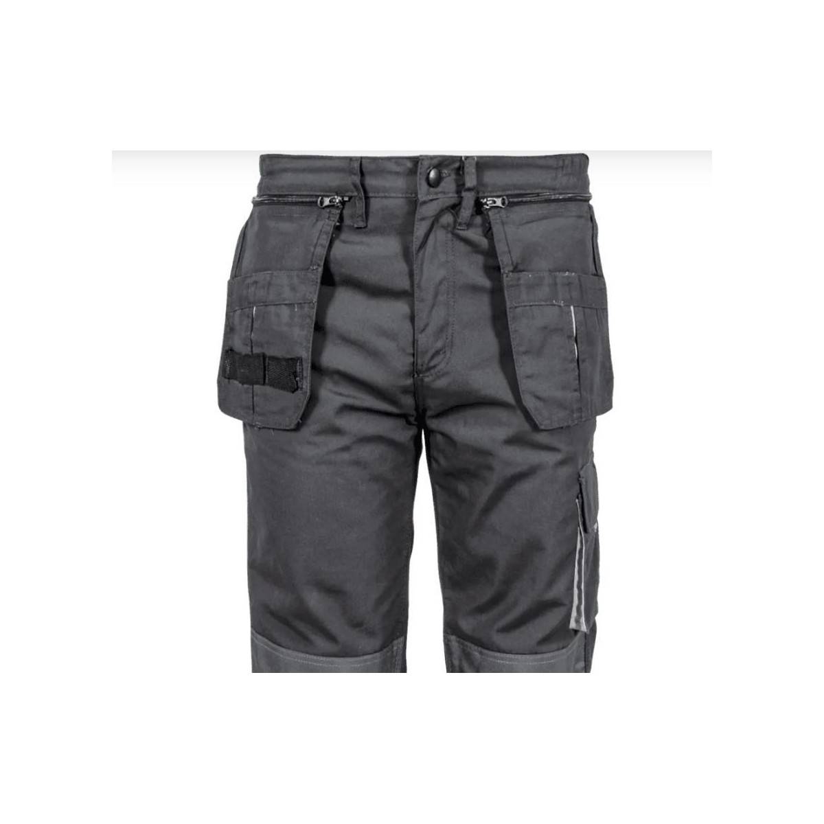 Pantalon de travail Confort Plus Taille 50 Gris 6 Poches 80% polyester, 20% coton VITO - Image 2