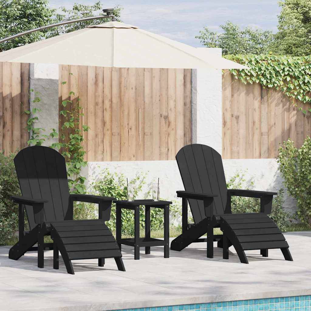 PANGIVO - Chaise de jardin Polyéthylène Noir 83 x 74 x 92 cm, Poids :42.96kg - PANGIVO - Image 1