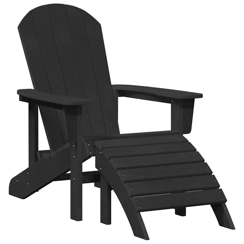 PANGIVO - Chaise de jardin Polyéthylène Noir 83 x 74 x 92 cm, Poids :42.96kg - PANGIVO - Image 4