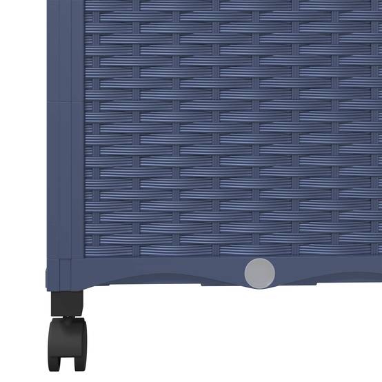 Bac à fleurs polypropylène gris bleu 40 x 40 x 146 cm - PANGIVO - Image 6