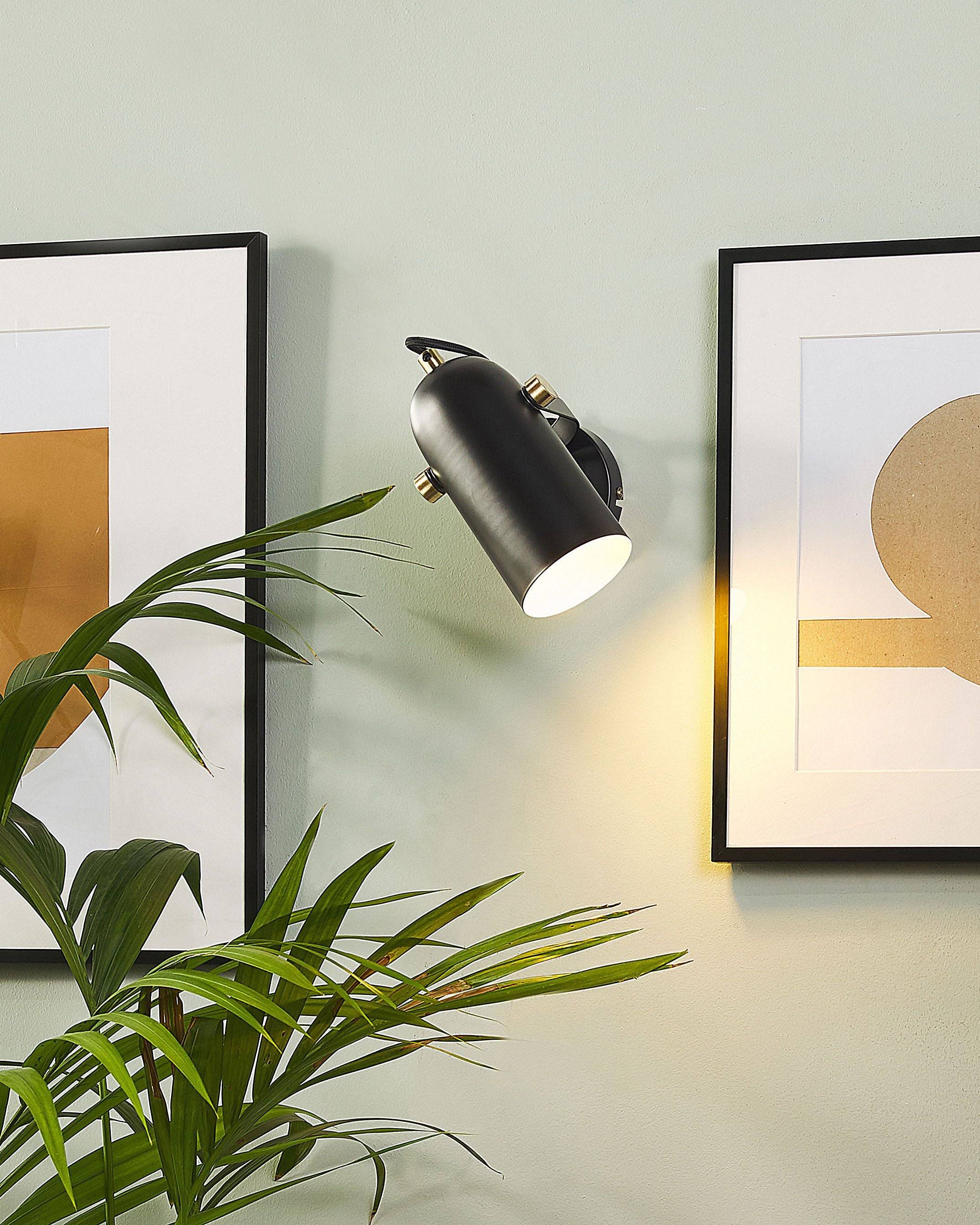 Beliani - Lampes projecteur Métal Noir TYRIA - Beliani