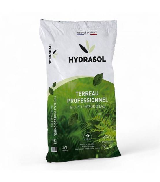 Terreau professionnel bio rétenteur d'eau Hydrasol 10 sacs 40 litres RACINE PRO154-10x40 - Image 3