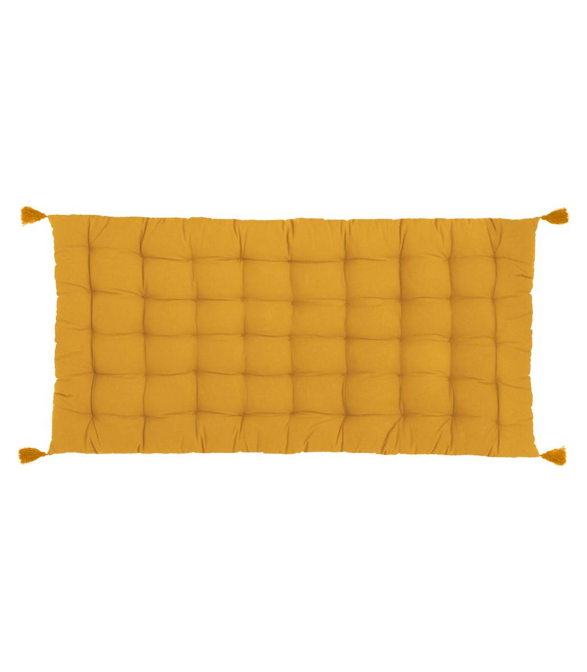 Matelas de Sol Ocre avec Pompons 60 x 120 cm - Image 2
