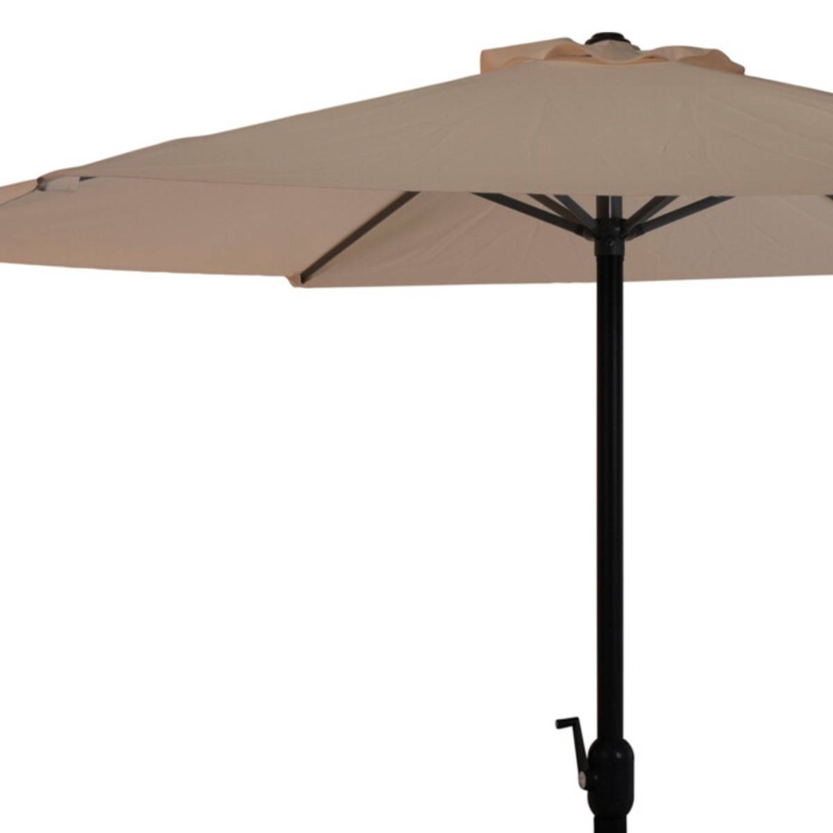 Parasol droit taupe Ø3m - Cémonjardin - Image 2