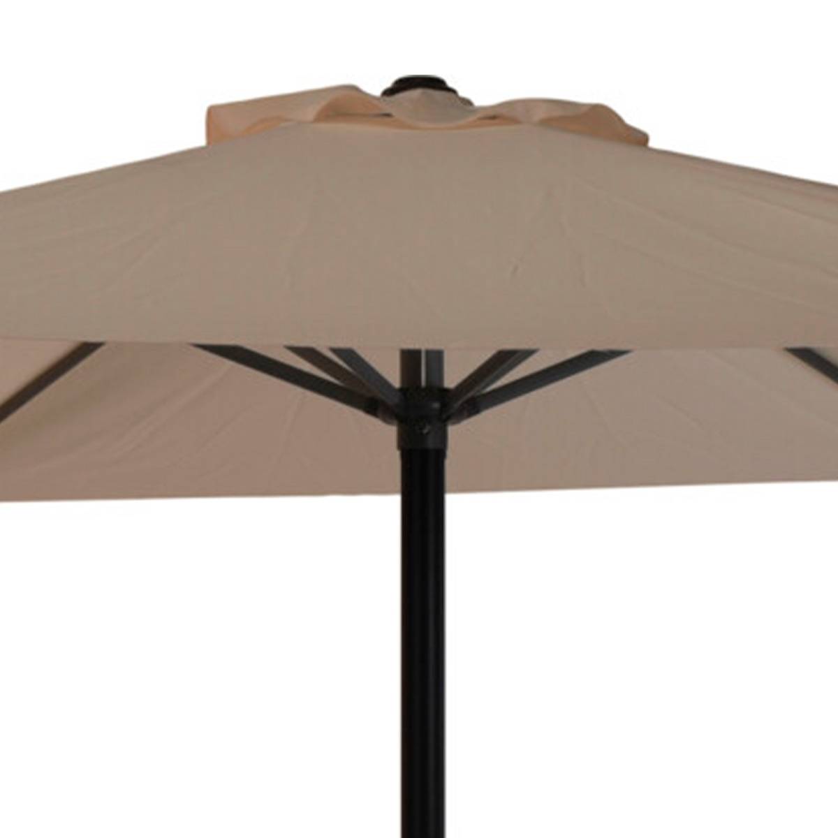 Parasol droit taupe Ø3m - Cémonjardin - Image 4