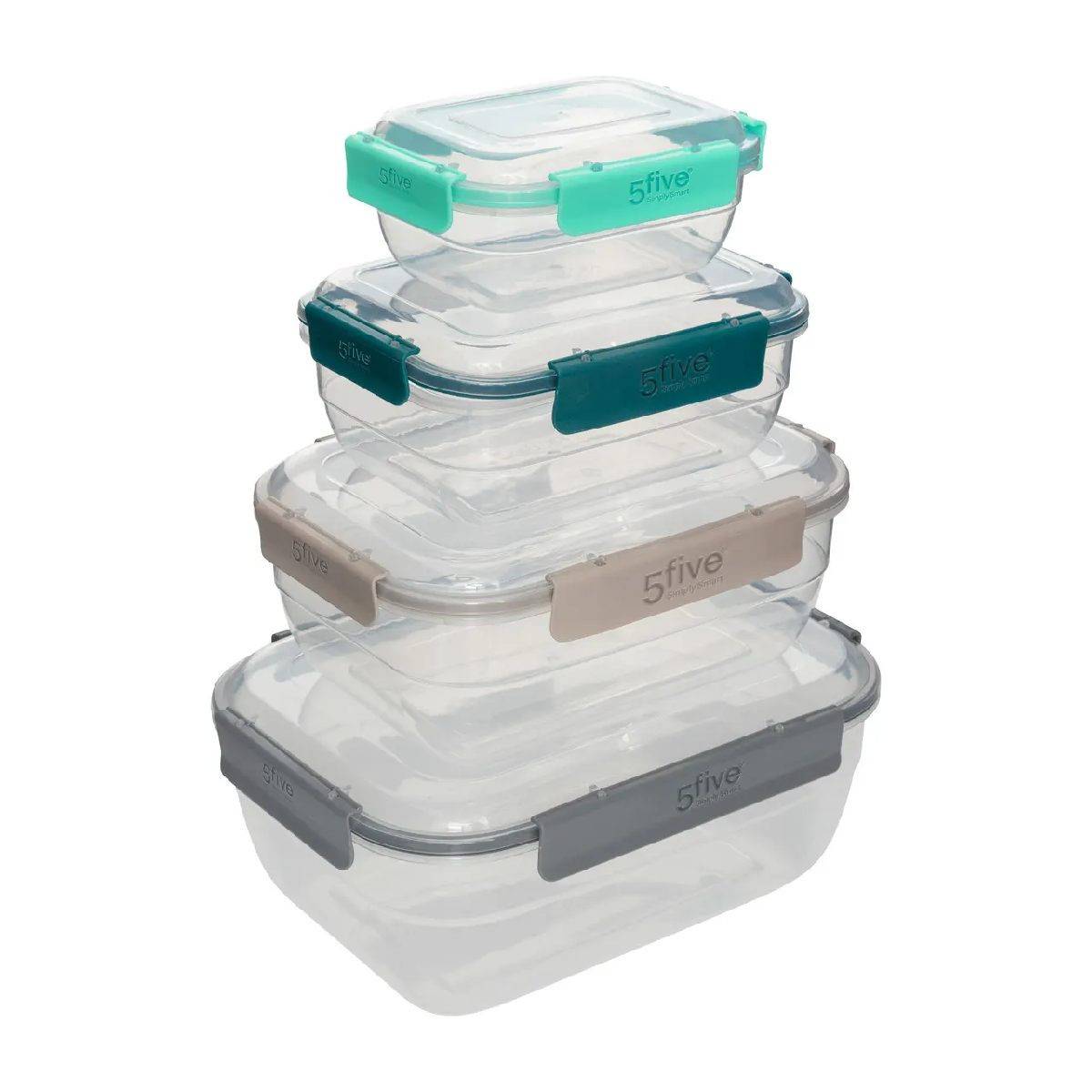 Lot de 4 Boîtes de Conservation "Klic" 22cm Transparent
