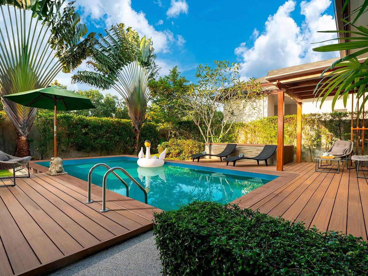Habitat Et Jardin - Piscine Bois Rectangle " Panama "- 6.20 X 4.10 X 1.45 M + Pompe à Chaleur 6 Kw/h Inverter "powerline By Hayward" - Noir -habitat Et Jardin - Image 3