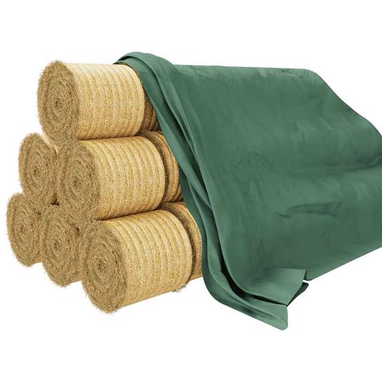 Bâche à Foin en Polypropylène Respirante Anti-UV pour Stockage Extérieur Vert 9.8x6 m – ComfortXL Outdoor Living - Image 1