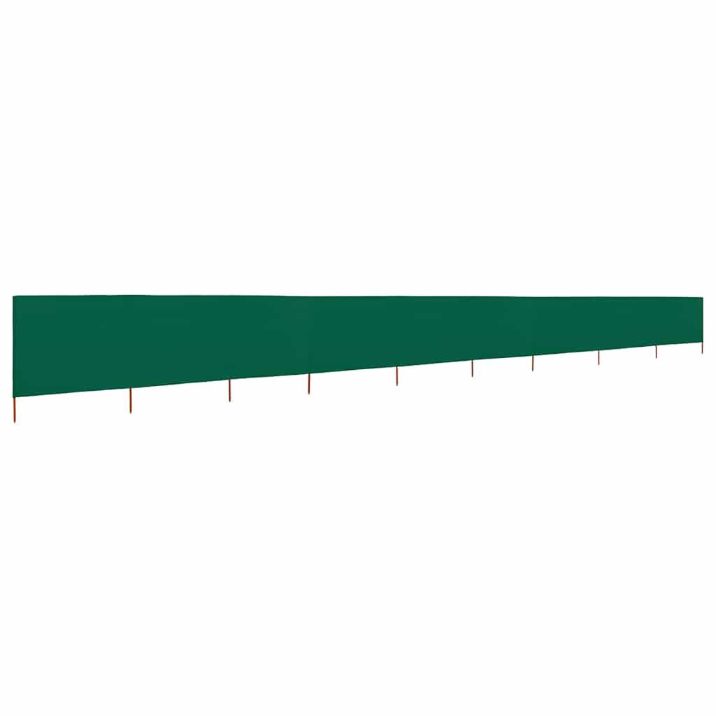 Paravent tissu et bois vert 1200 x 120 cm - PANGIVO - Image 2