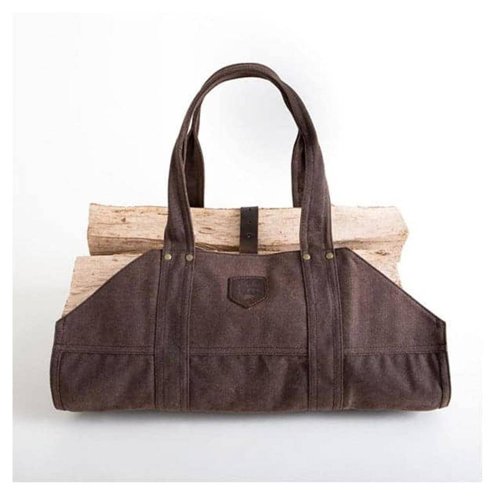 Sac à bûches Alaskan Lumberjack marron - Image 2