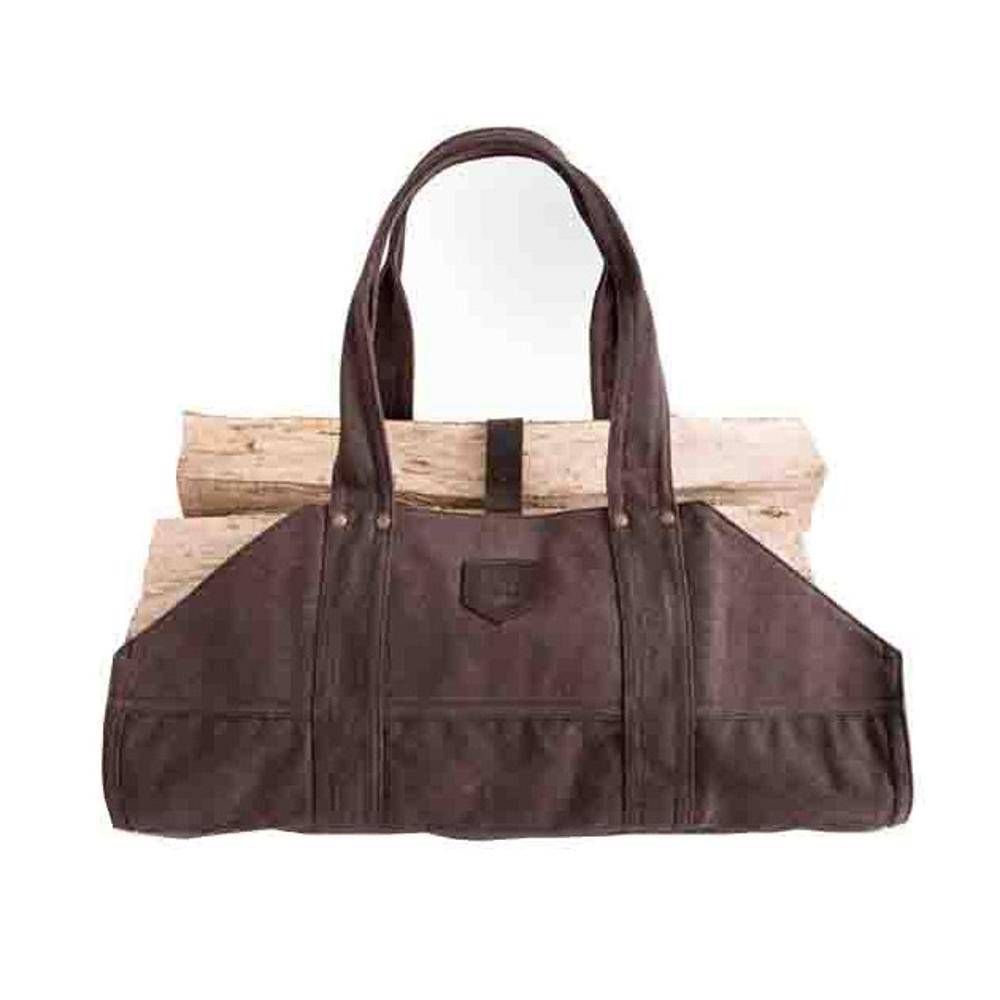 Sac à bûches Alaskan Lumberjack marron - Image 1