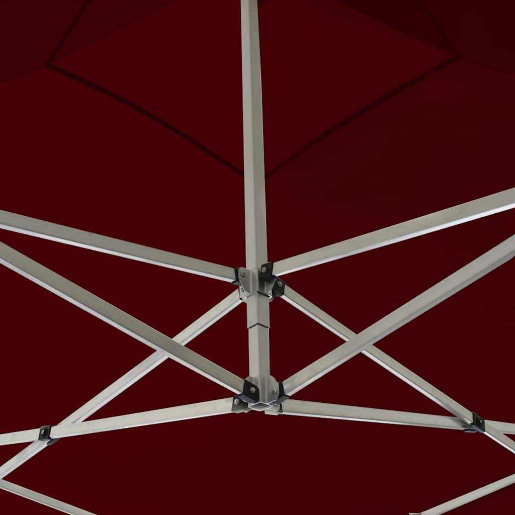 Vidaxl - Tente de réception pliable avec parois Aluminium 3x3 m Bordeaux vidaXL 45489 - Image 6