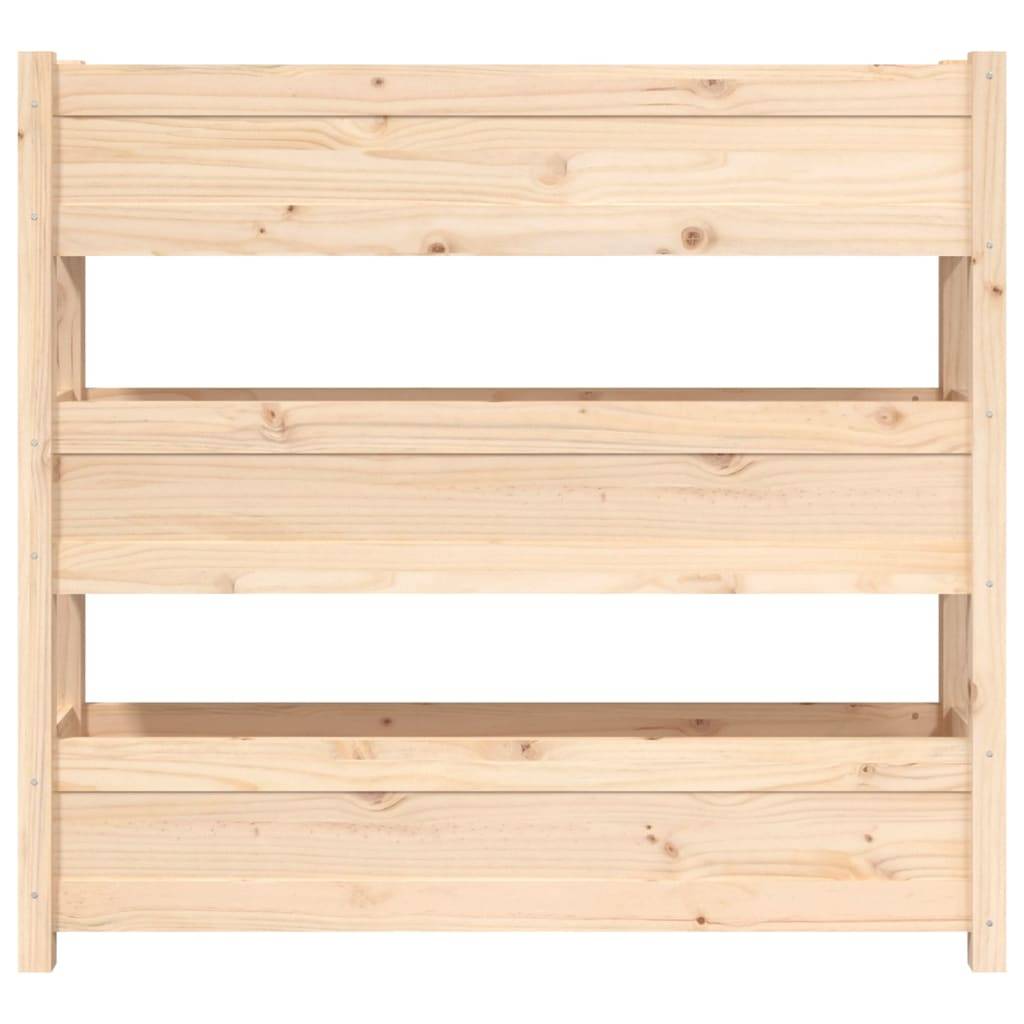 Vidaxl - Jardinière 112x25x104,5 cm Bois massif de pin vidaXL 823920 - Image 6