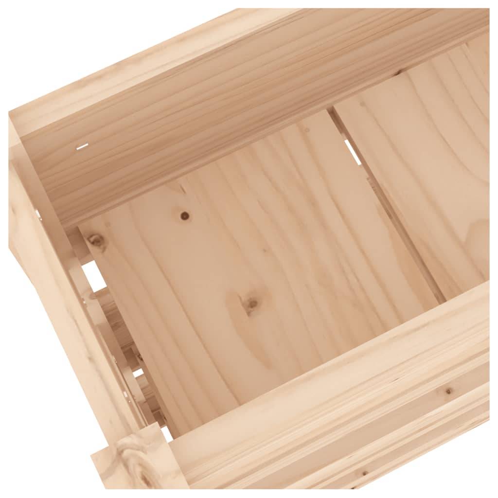 Vidaxl - Jardinière 112x25x104,5 cm Bois massif de pin vidaXL 823920 - Image 4